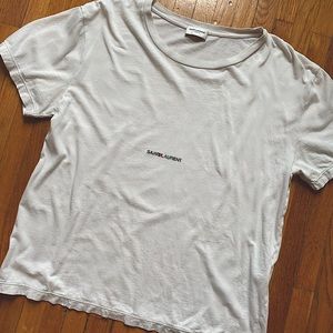 Saint Laurent grey tee shirt medium